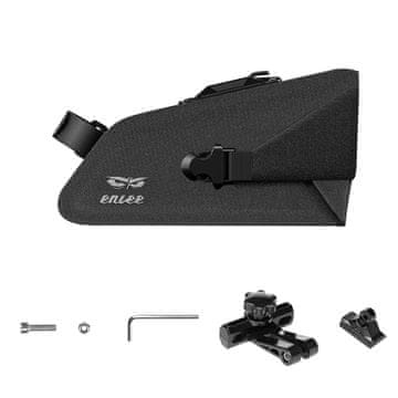 shumee ENLEE S03 kolesarska torba za sedež, toga, vodoodporna, za pod sedlo, ročaj