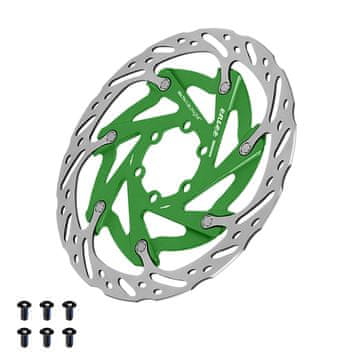 shumee ENLEE plavajoči zavorni disk 160 mm 6 vijakov MTB cestni gramoz zelen