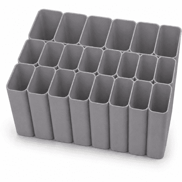 shumee Organizator za USB kable, sivi predal, držalo za polnilnik