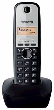 Panasonic DECT brezžični telefon, 50 telefonskih, črno-sivi (KX-TG1911FXG)