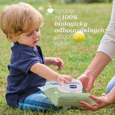 CHICCO Otroški robčki brez plastike 60 kosov