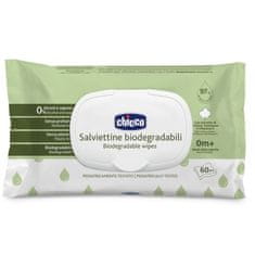 CHICCO Otroški robčki brez plastike 60 kosov