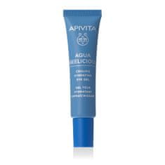 Apivita Aqua Beelicious Cooling Hydrating Eye Gel gel za oči proti gubam, zabuhlosti in temnim kolobarjem 15 ml unisex