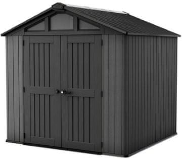 KETER Stronghold 8 x 8 vrtna hiška, siva (271732)