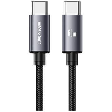 USAMS USAMS U91 60W USB-C NA USB-C KABEL 1M ZA TELEFONE 12 13 14 1M ZA POLNJENJE