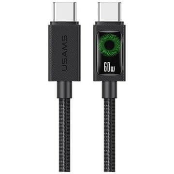 USAMS USAMS U92 60W USB-C NA USB-C 1,2M POLNILNI KABEL HITRO POLNJENJE 1,2M