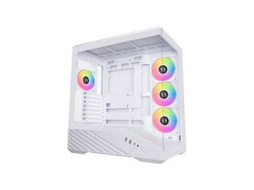 Lian Li Računalniško ohišje Lian Li Vector V100, ATX, Midi-Tower, kaljeno steklo, belo
