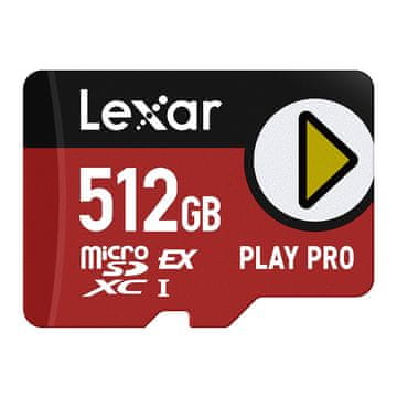 Lexar Pomnilniška kartica PLAY Pro microSD Express 7.1 512 GB