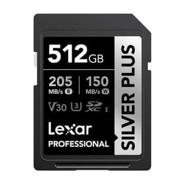 Lexar Lexar Professional SILVER PLUS SDXC 512GB spominska kartica