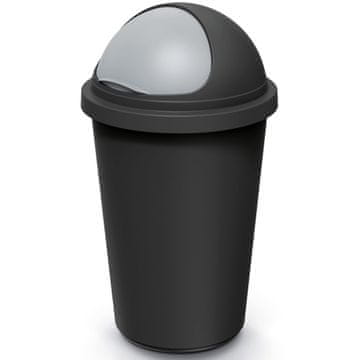 Northix Koš za smeti 50 L iz reciklirane plastike s pokrovom