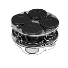 Tefal stekleni kozarci s pokrovom, združljivo z Easy Fry Silence EasyFry, 8 kosov (XA1140E2)