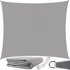 MG Sunshade Sail senčilno platno 3x2m, siva
