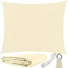 MG Sunshade Sail senčilno platno 3x2m, bež