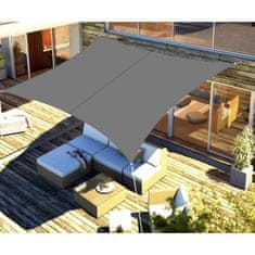 MG Sunshade Sail senčilno platno 3x2m, siva