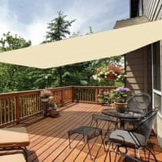 MG Sunshade Sail senčilno platno 3x2m, bež