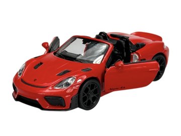 shumee WELLY PORSCHE 718 SPYDER RS BREZ STREHE RDEČA 1:34 43856