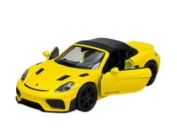 shumee WELLY PORSCHE 718 SPYDER RS Z RUMENO STREHO 1:34 43856