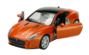 shumee WELLY JAGUAR F-TYPE ORANŽNA 1:34 43699