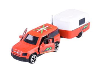 shumee MAJORETTE FRANCOSKI DOTIK LAND ROVER DEFENDER 90 + PRIKOLICA 1:64 212055014