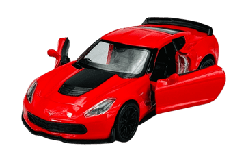 shumee WELLY 2017 CHEVROLET CORVETTE Z06 RDEČA 1:34 43752