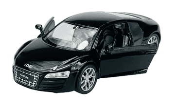 shumee WELLY 2009 AUDI R8 COUPE V10 ČRNA 1:34 43633