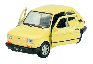 shumee WELLY FIAT 126P BEŽ 1:34 42372