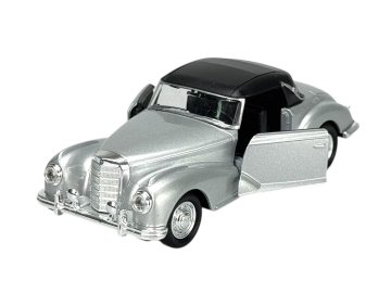 shumee WELLY STARODOBNI VOZILO MERCEDES-BENZ 300S, LETNIK 1955, SREBRNA S STREHO 1:34 42341
