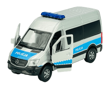 shumee WELLY MERCEDES-BENZ SPRINTER KOMBI POLJSKA POLICIJA 1:34 43730