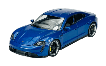 shumee WELLY PORSCHE TAYCAN TURBO S MODRA 1:24 24107