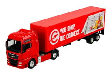 shumee WELLY MAN TGX XXL RDEČA + RDEČA PRIKOLICA 1:64 68011