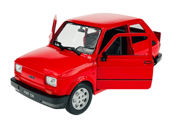 shumee WELLY FIAT 126p RDEČA 1:21 24066
