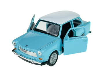 shumee WELLY TRABANT 601 MODREGA OBLIKOVANJA Z BELO STREHO 1:34 43654