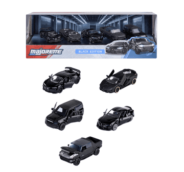 shumee MAJORETTE BLACK EDITION 5-PACK 1:64 8502005000