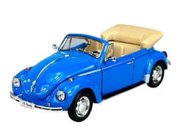 shumee WELLY VW VOLKSWAGEN BEETLE MODREGA RAZREDA BREZ STREHE 1:24 22091