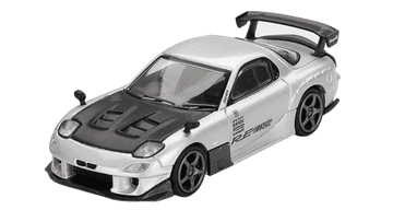 shumee MINI GT 2004 MAZDA RX-7 RE-AMEMIYA SILVER #1106 1:64 MGT01106-L
