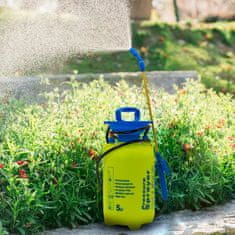shumee ROČNA VRTNA ŠKROPILNICA 5L TRAK + DOLGA CEV