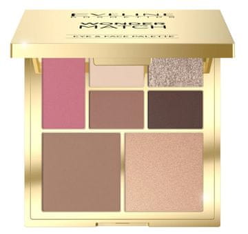 Eveline Cosmetics Eveline Wonder Match 2-v-1 paleta senčil za oči in obraz 10 g