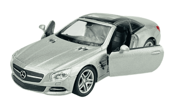 shumee WELLY 2012 MERCEDES-BENZ SL 500 S STREHO SREBRNA 1:34 43662