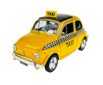 shumee WELLY FIAT NUOVA 500 TAXI 1:24 22515