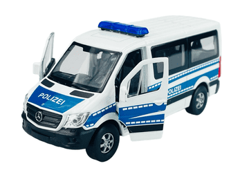 shumee WELLY MERCEDES-BENZ SPRINTER TRAVELINER NEMŠKA POLICIJA 1:34