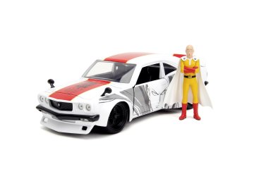 shumee JADA ONE PUNCH MAN 1974 MAZDA RX-3 + FIGURA SAITAMA 1:24 253255058