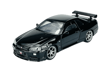 shumee TAYUMO NISSAN SKYLINE GT-R34 V-SPEC II ČRNA 1:32 32115010