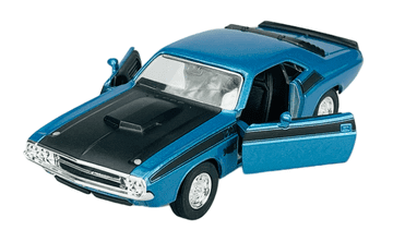shumee WELLY 1970 DODGE CHALLENGER T/A MODRA 1:34 43663
