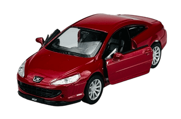 shumee WELLY PEUGEOT 407 COUPE RDEČ 1:34 42368