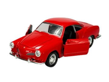 shumee WELLY STARODOBNO VOZILO VW VOLKSWAGEN KARMANN GHIA COUPE RDEČA 1:34 43634
