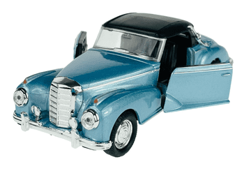 shumee WELLY STARODOBNI VOZILO MERCEDES-BENZ 300S IZ LETNIK 1955 MODREGA OBLIKOVANJA S STREHO 1:34 42341
