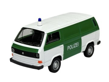 shumee WELLY VW VOLKSWAGEN T3 KOMBI POLICIJSKI 1:34 43687