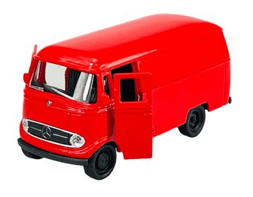 shumee WELLY STARODOBNI MERCEDES-BENZ L319 RDEČ 1:34 43755