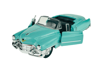 shumee WELLY OLD TIMER 1953 CADILLAC ELDORADO MODREGA RAZREDA BREZ STREHE 1:34 42356