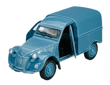 shumee WELLY STARODOBNI CITROEN 2CV FOURGONNETTE MODREGA RAZMERJA 1:34 43769